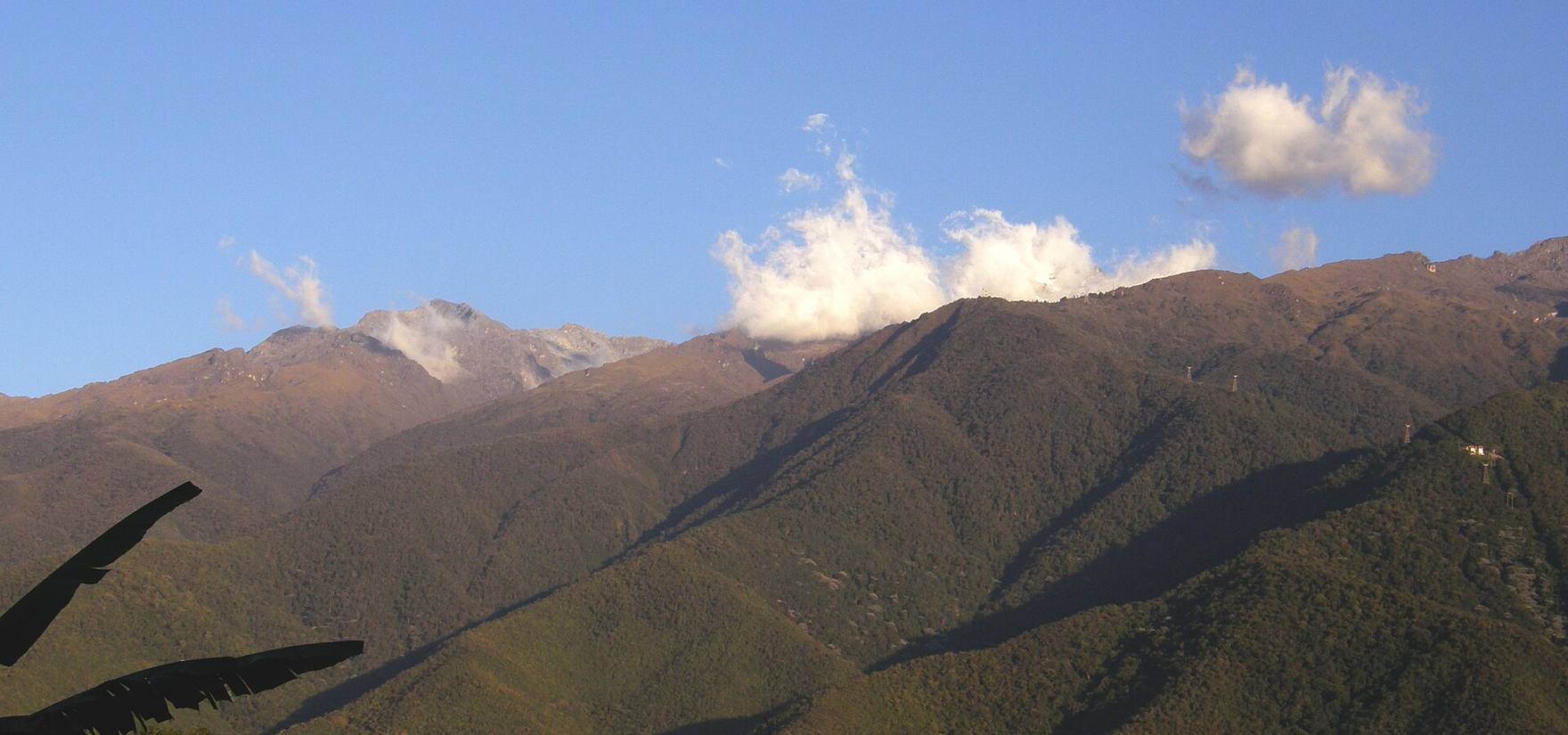 La Sierra Nevada de Mérida al atardecer